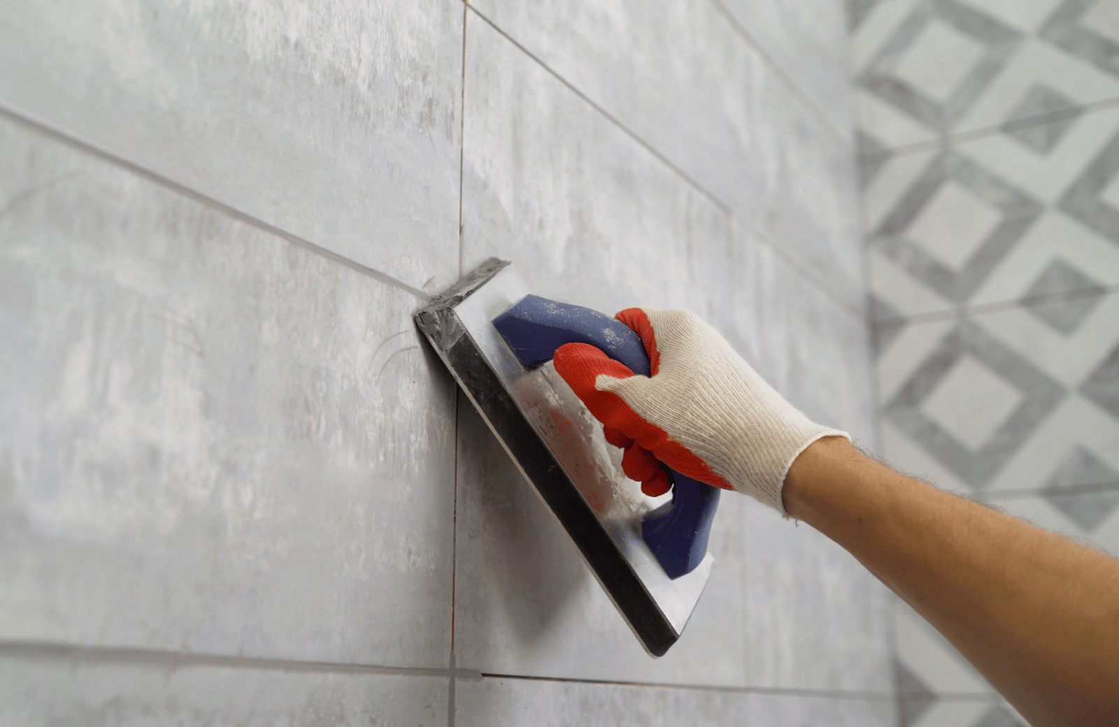 smoothing out recently installed tile