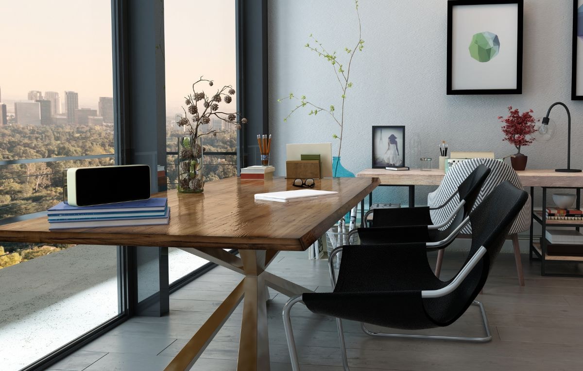 Tiles make the perfect flooring for any home office space