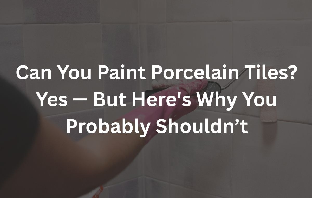 Home improvement with tile paint