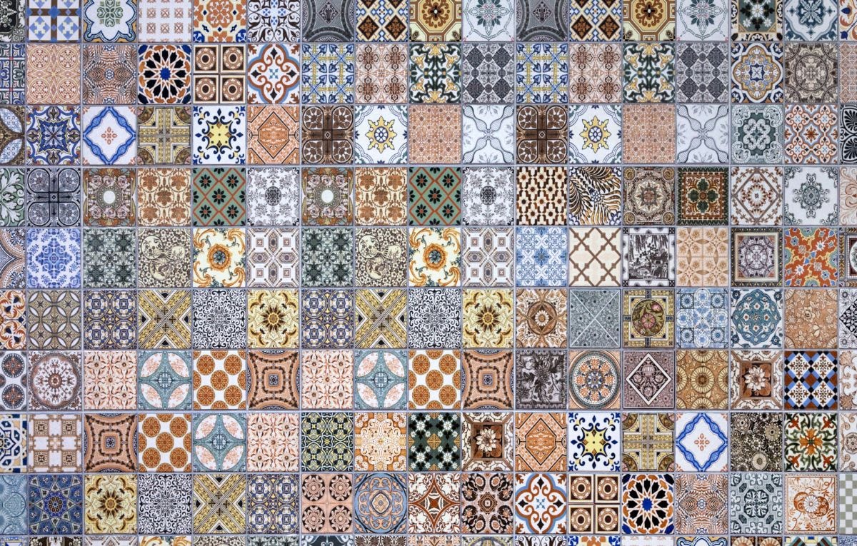 Talavera tile pattern design