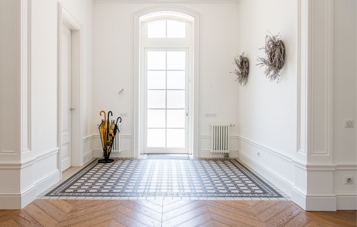 Today we see lots of mixing and matching of tiles