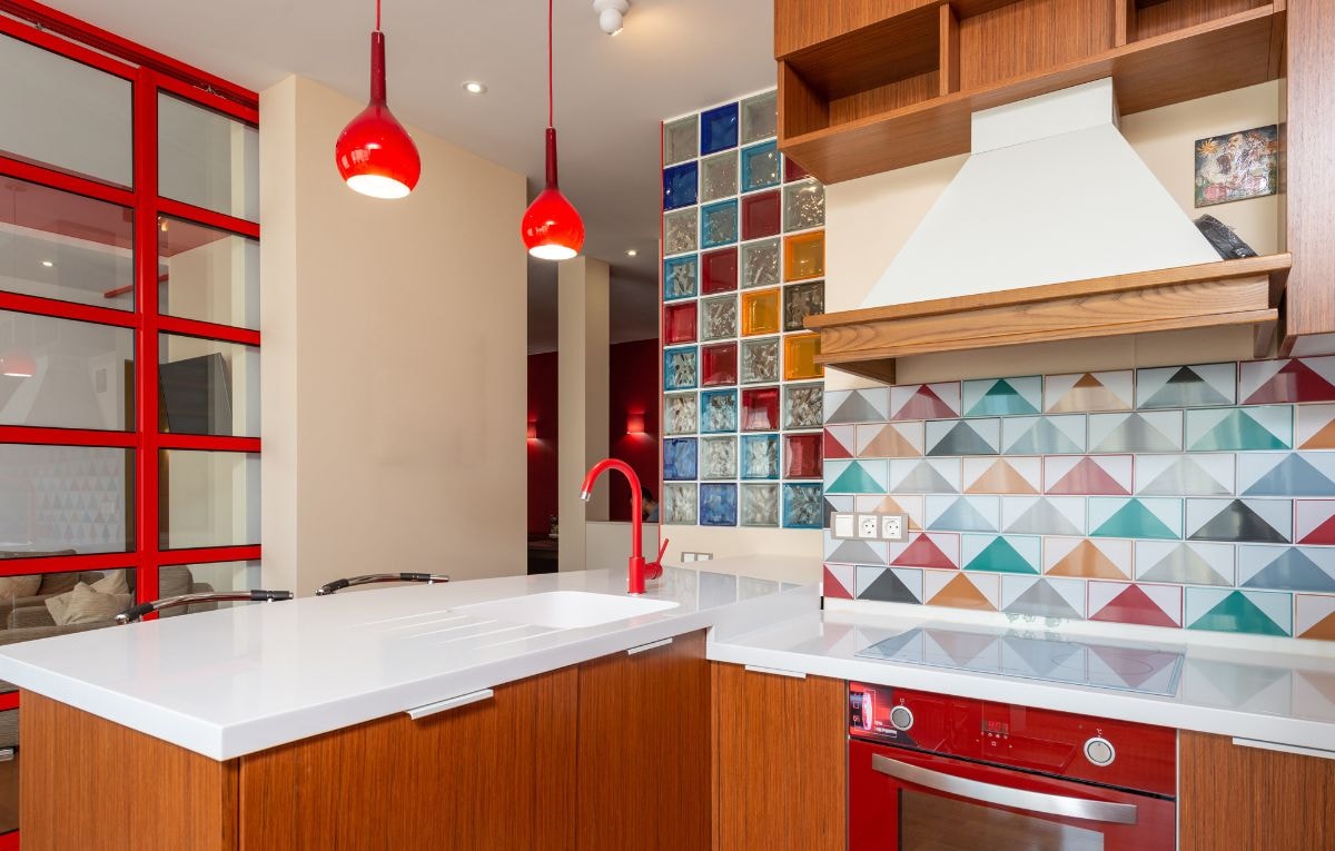 Bold tile colors