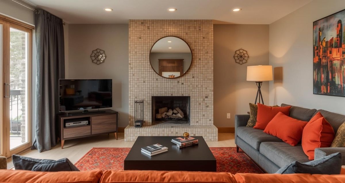 Mosaic Fireplace tiles need to be durable enough to withstand heat