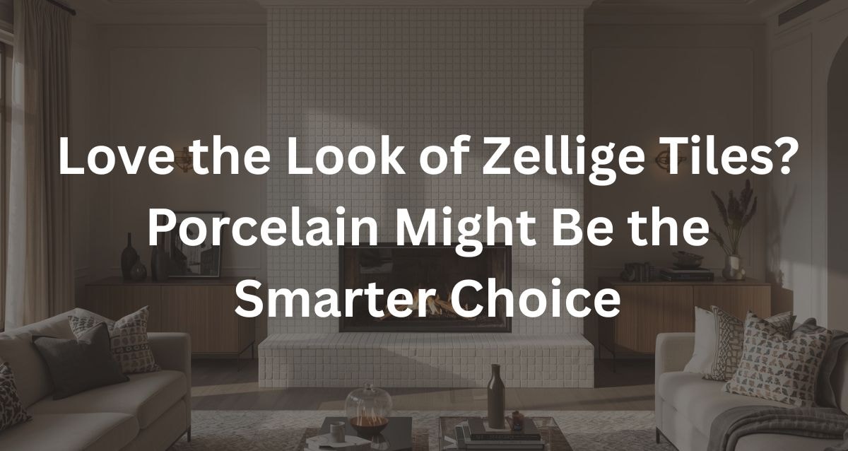 Zellige tile a classic trend in the fireplace design space