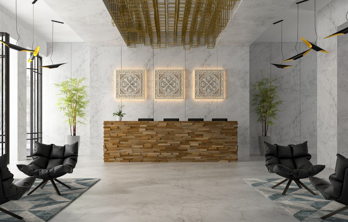 Choose fixtures that fit well with the wall tiles