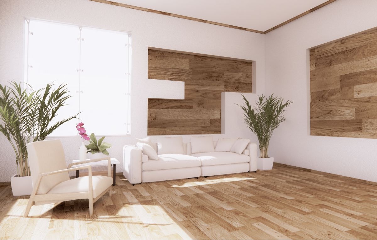 Vinyl planks for a natural wood looking floor