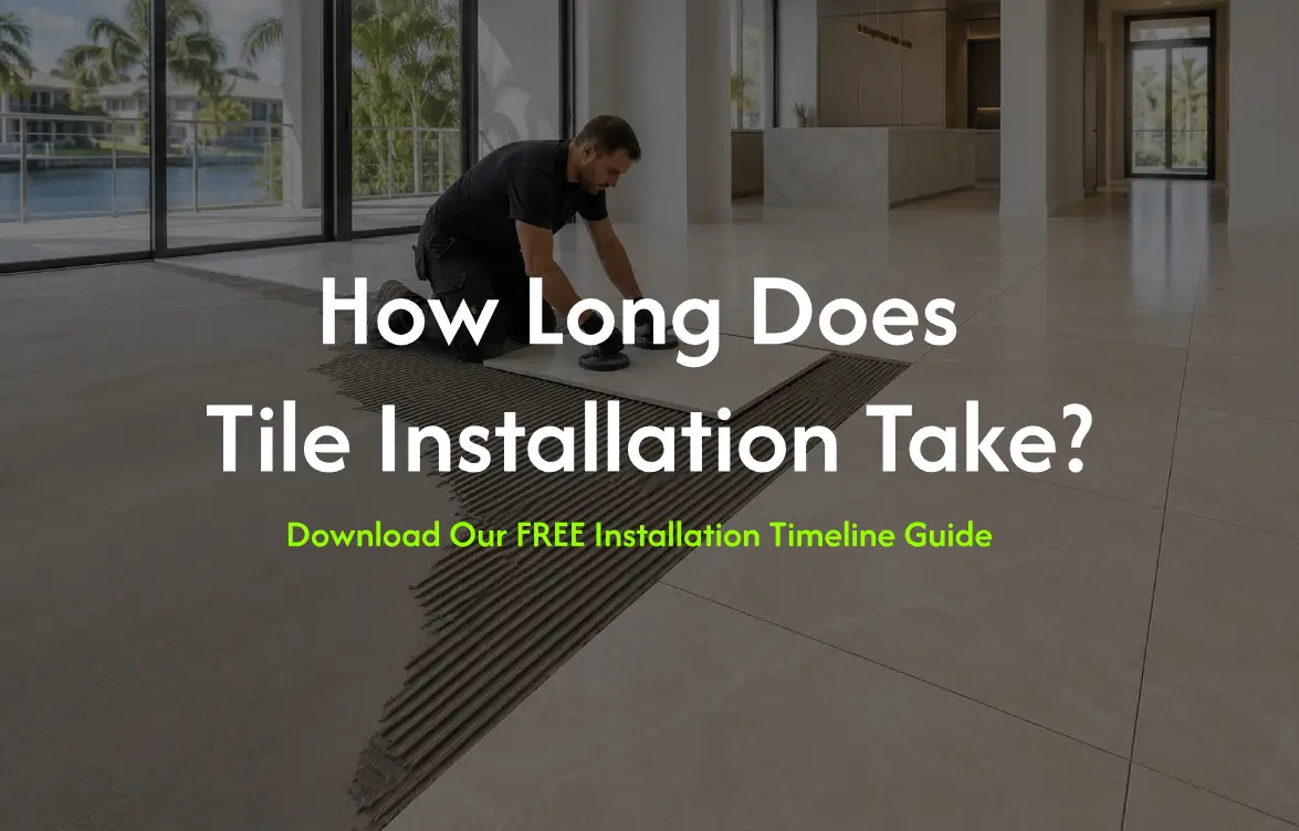 How long does tile installation take